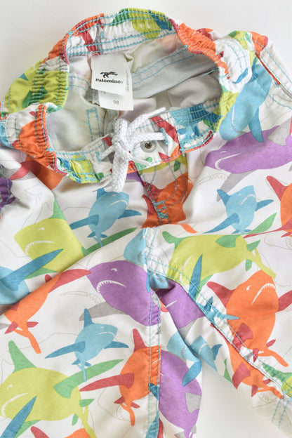 Palomino (Germany) Size 3 (98 cm) Colorful Sharks Board Shorts