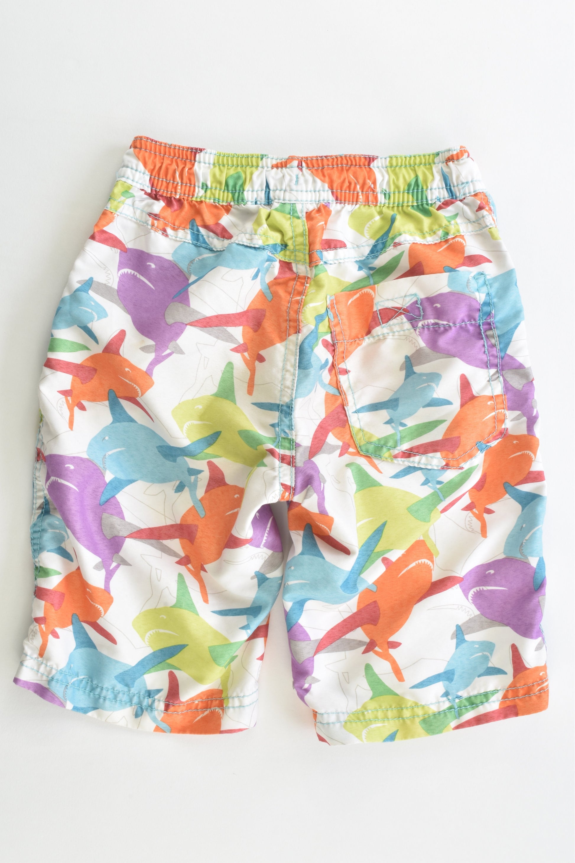 Palomino (Germany) Size 3 (98 cm) Colorful Sharks Board Shorts