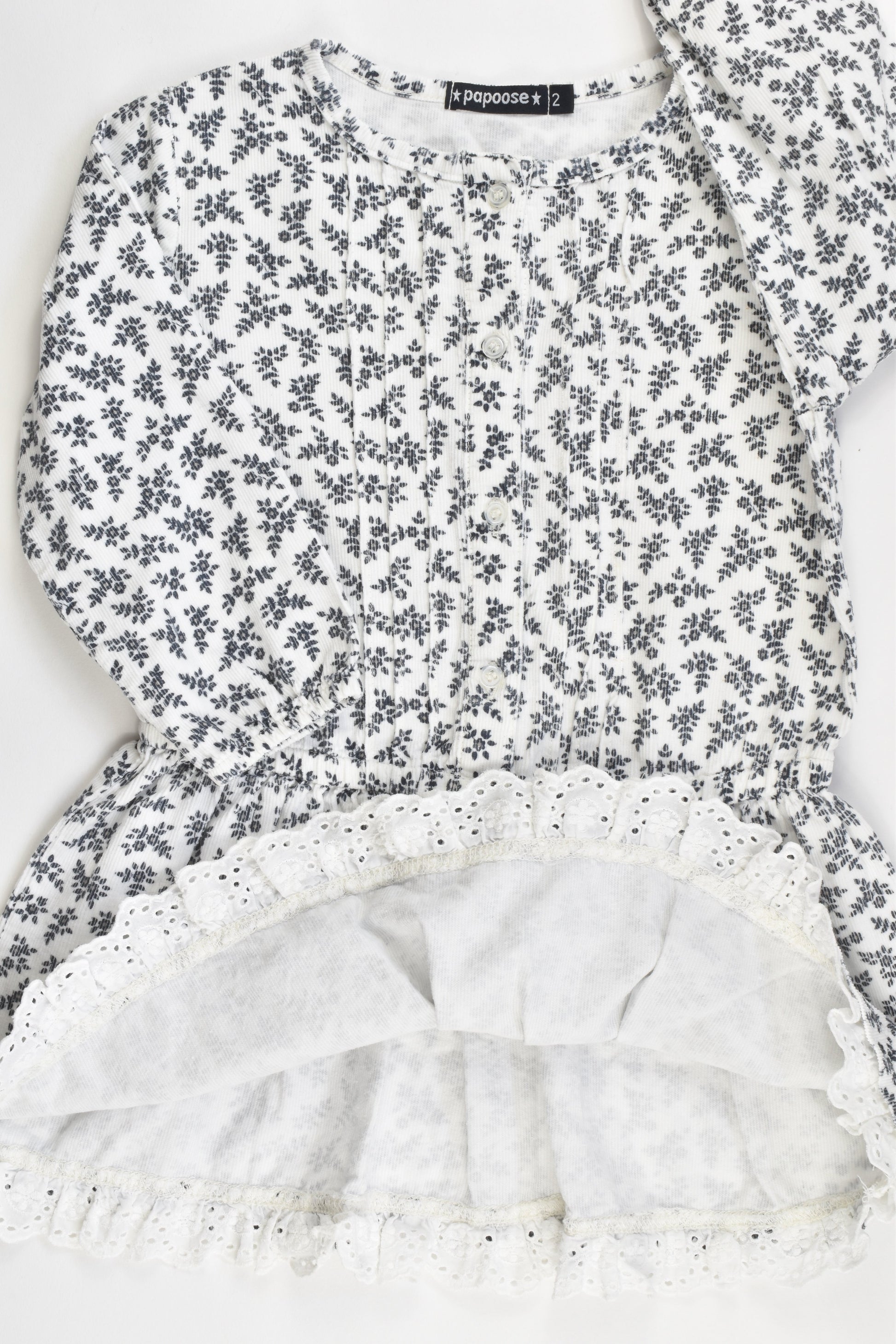 Papoose Size 2 Cord Dress