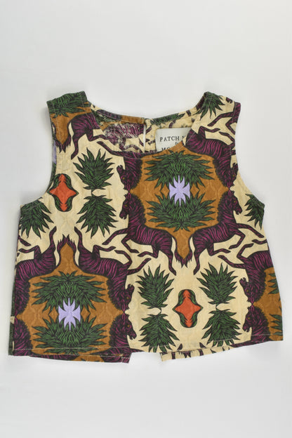 Patch Nyc for Monoprix (France) Size 5-6 Zebras Crop Top