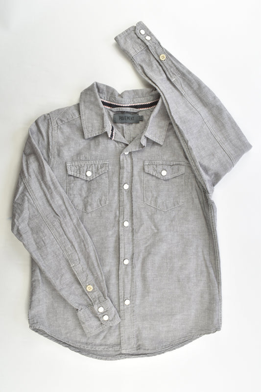 Pavement Size 8 Linen/Cotton Collared Shirt