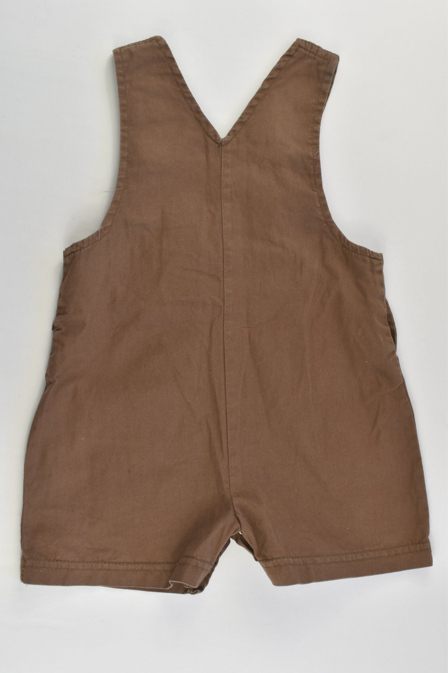 Peanut Buttons Size 0 (6/9 months) '4 Wheel Fun' Short Overalls