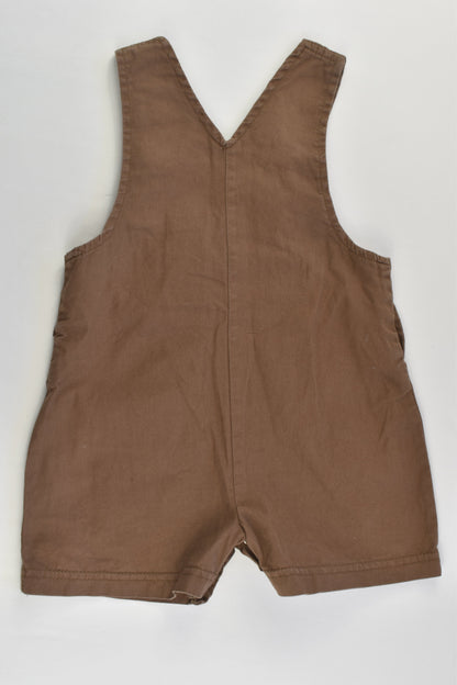 Peanut Buttons Size 0 (6/9 months) '4 Wheel Fun' Short Overalls