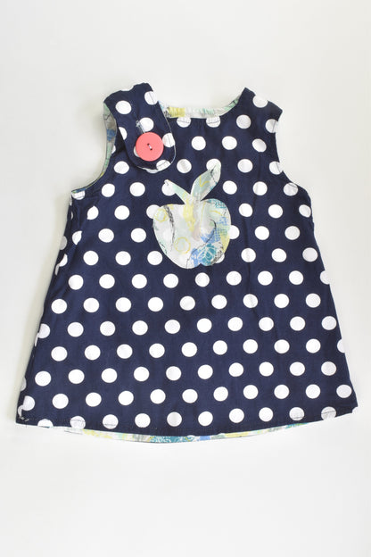 Pear and Bear (AU) Handmade Size approx 0 Reversible Dress