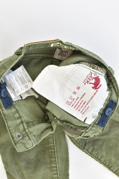 Peek Dungarees Size 6-12 months Cord Pants
