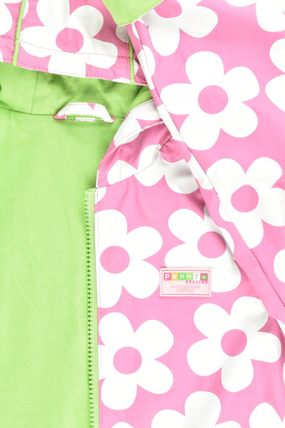 Penny Scallan Size 7-8 Lined Floral Raincoat