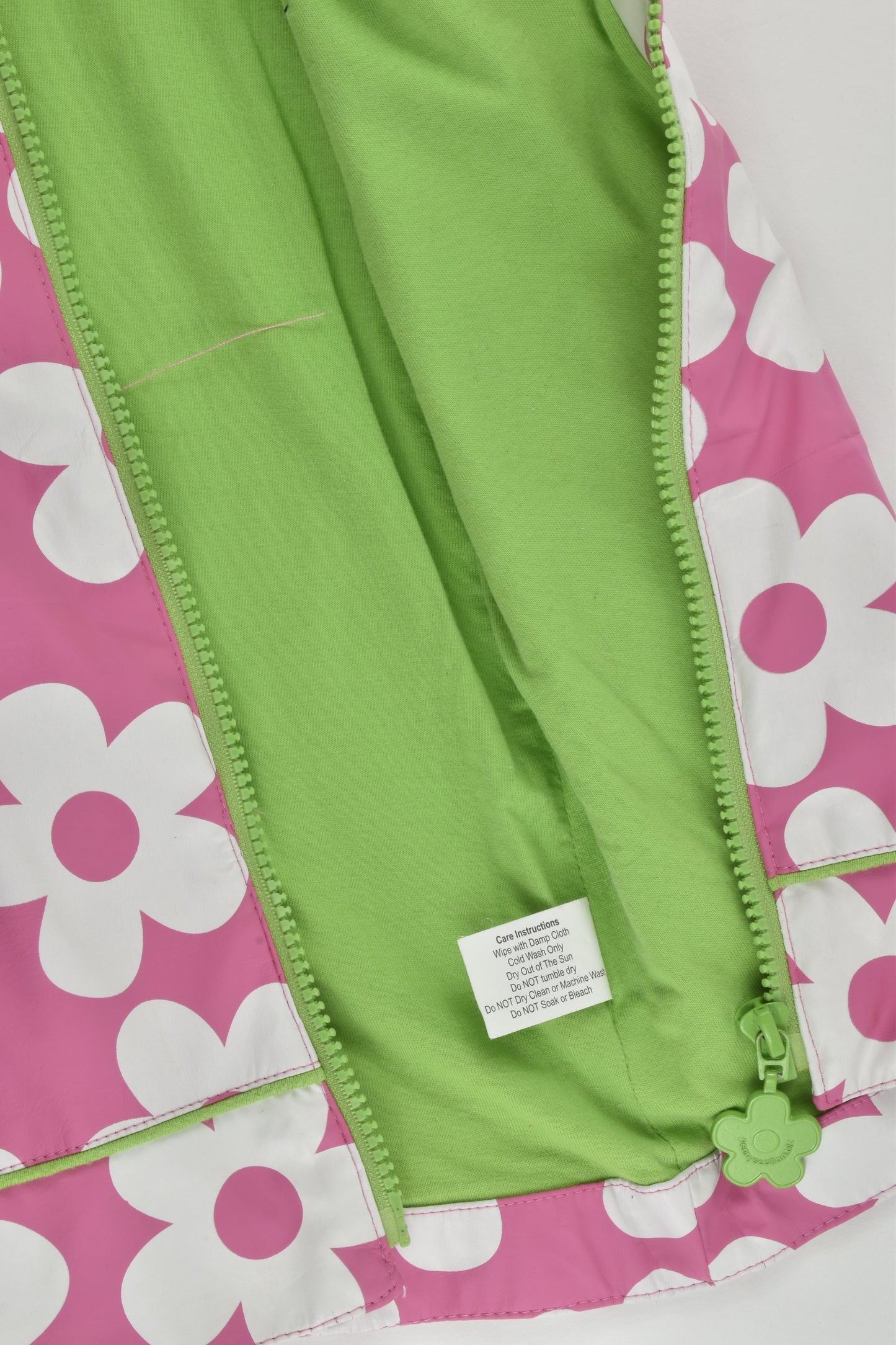 Penny Scallan Size 7-8 Lined Floral Raincoat