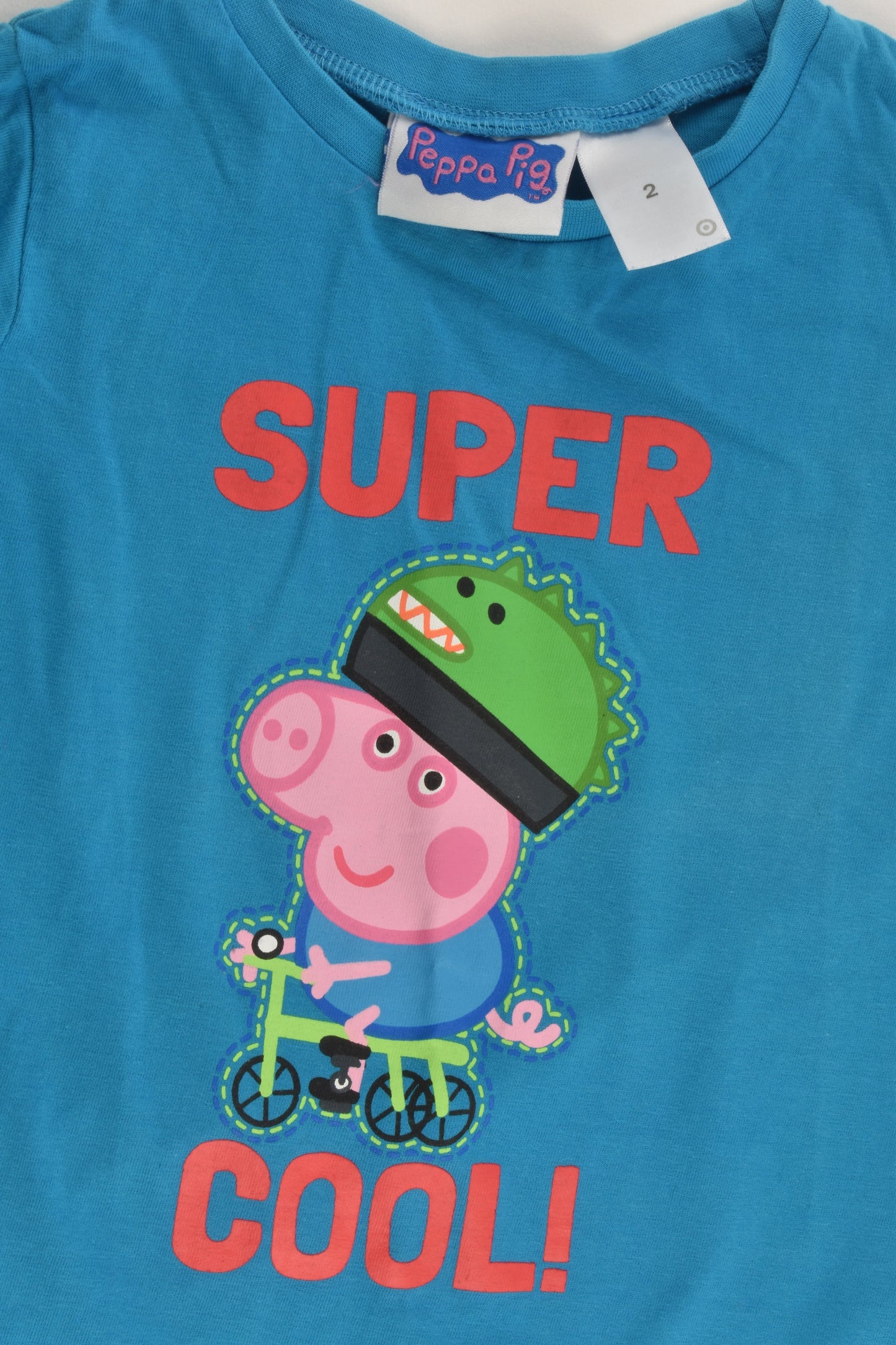 Peppa Pig Size 2 George 'Super Cool' T-shirt