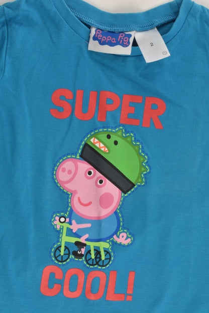 Peppa Pig Size 2 George 'Super Cool' T-shirt