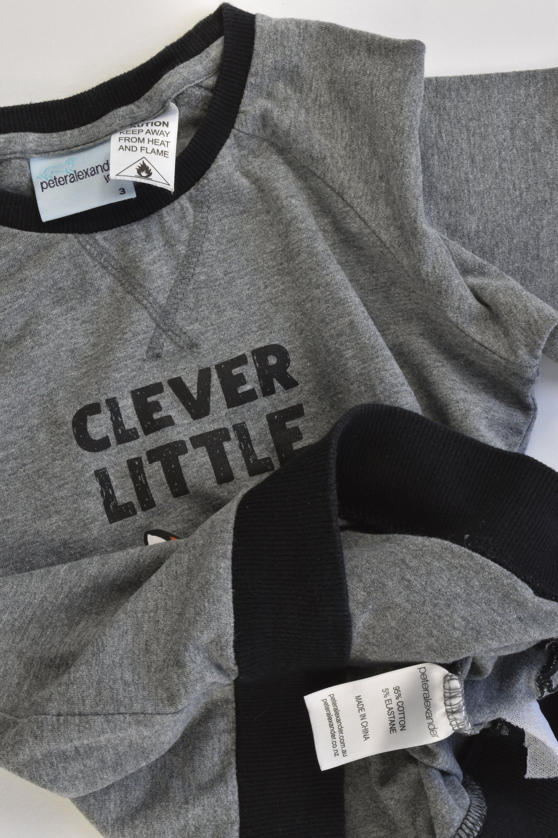 Peter Alexander Jnr Size 3 'Clever Little Fox' Top