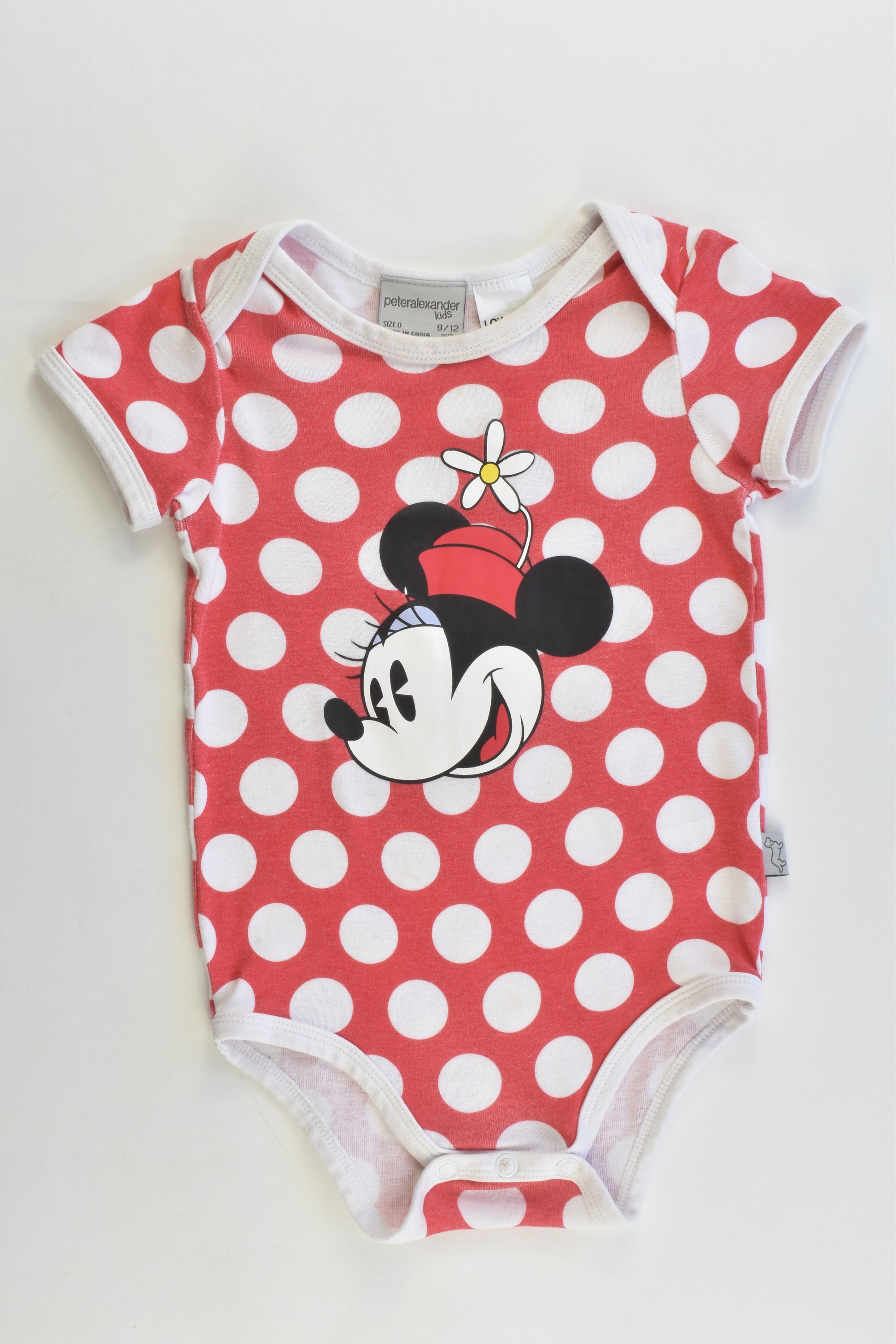 Peter Alexander Size 0 (9-12 months) Minnie Mouse Bodysuit