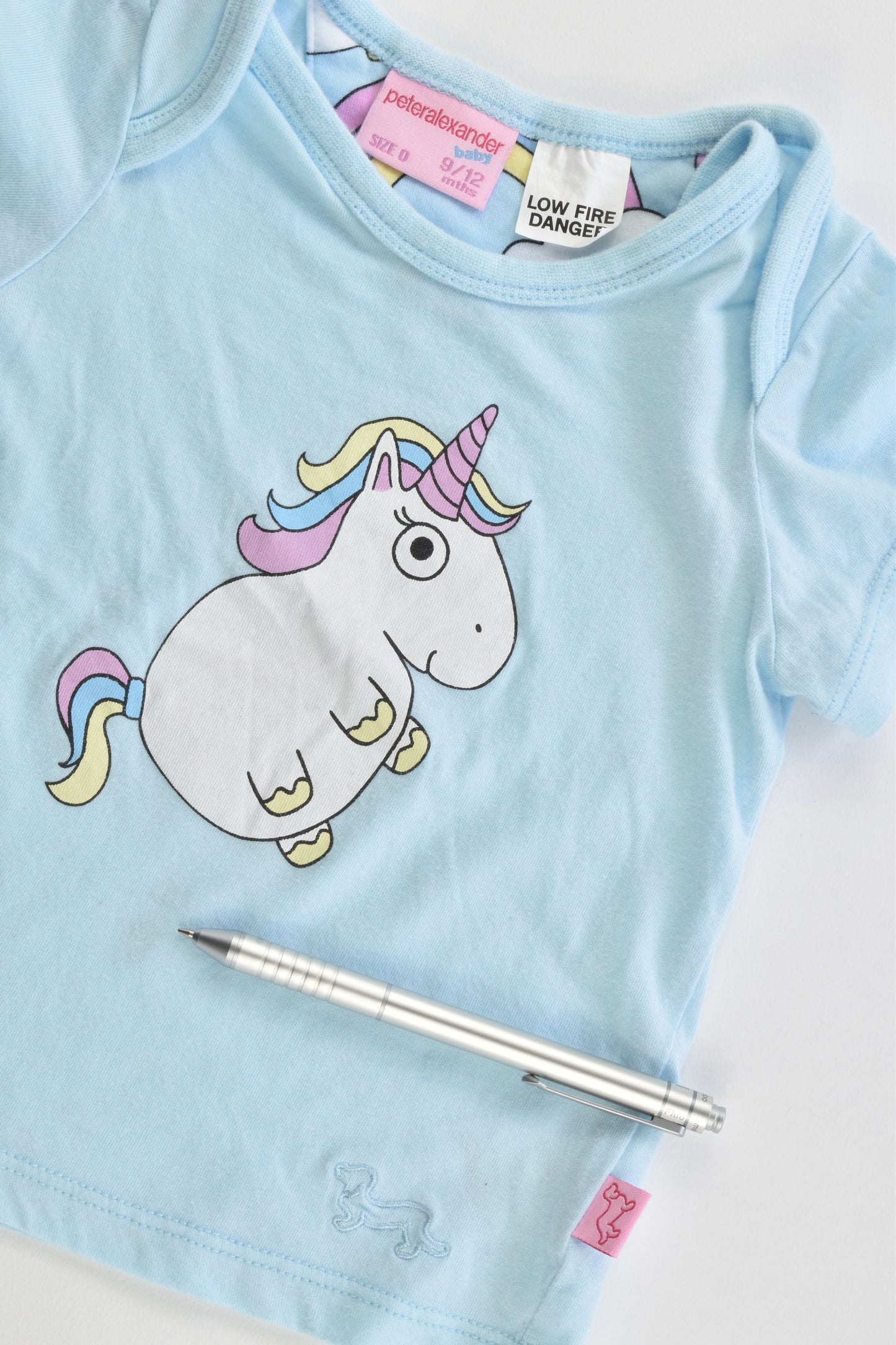 Peter Alexander Size 0 (9/12 months) Unicorn Pj Set