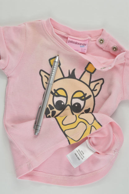 Peter Alexander Size 00 (3-6 months) Giraffe Pj Set