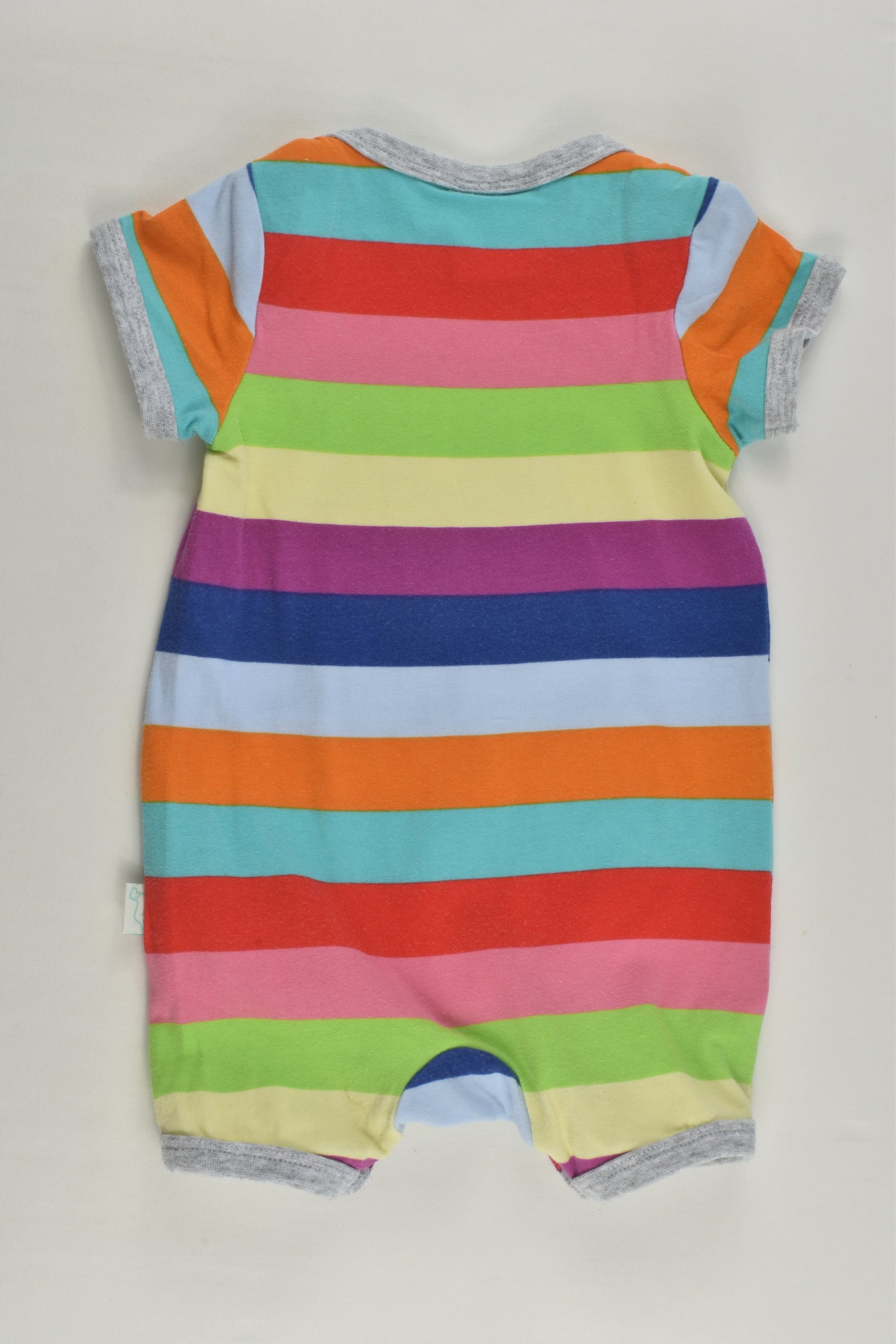 Peter Alexander Size 000 (0/3 months) Rainbow Stripes Harry Potter Short Romper
