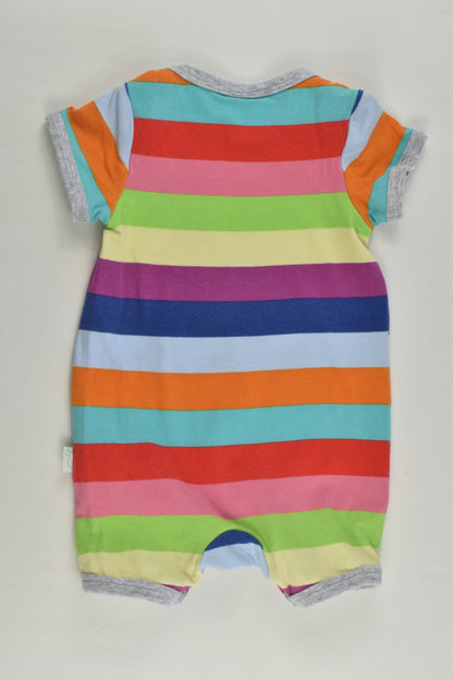 Peter Alexander Size 000 (0/3 months) Rainbow Stripes Harry Potter Short Romper