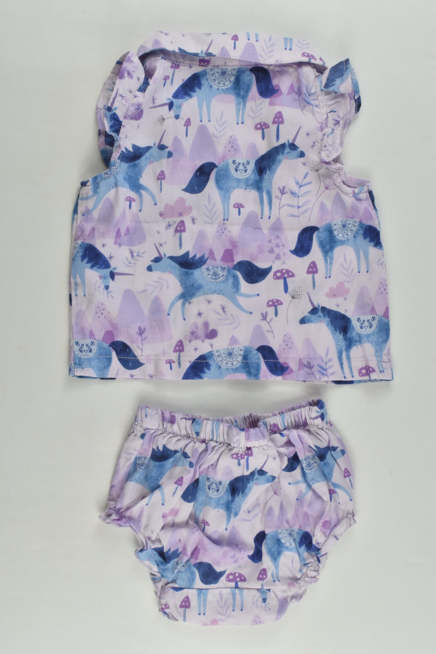 Peter Alexander Size 000 Unicorn Pyjamas