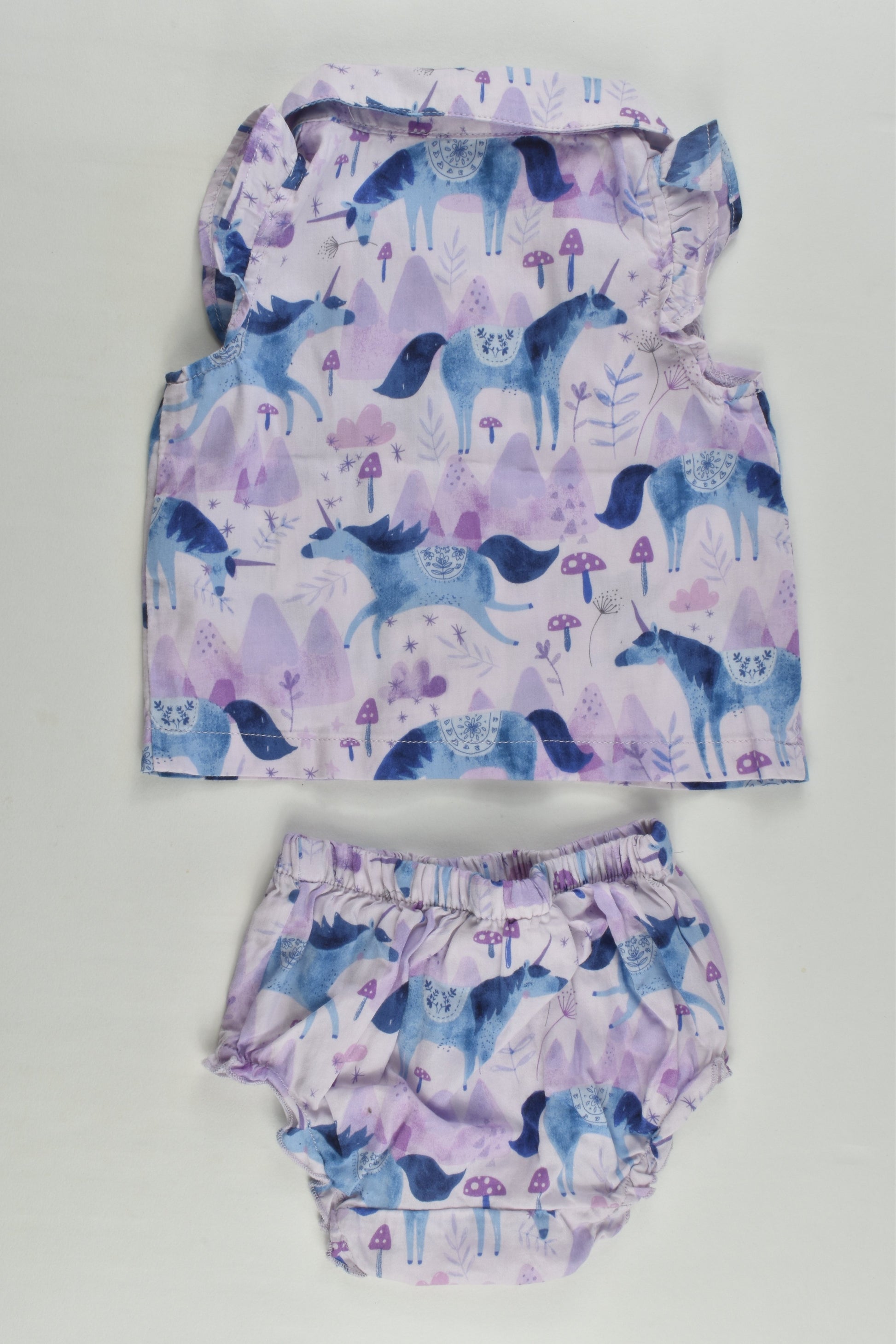 Peter Alexander Size 000 Unicorn Pyjamas