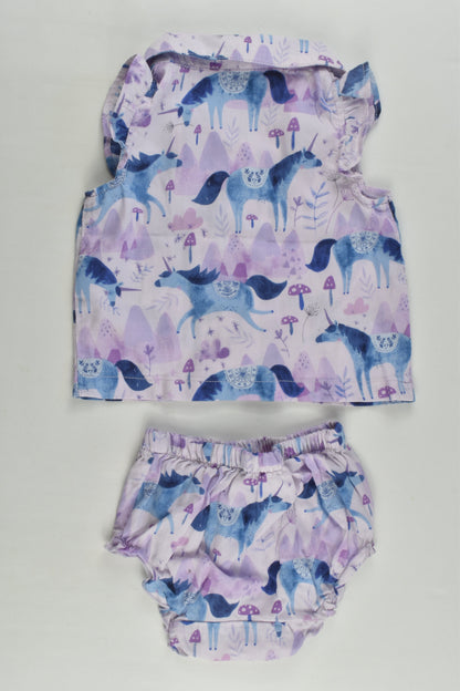Peter Alexander Size 000 Unicorn Pyjamas