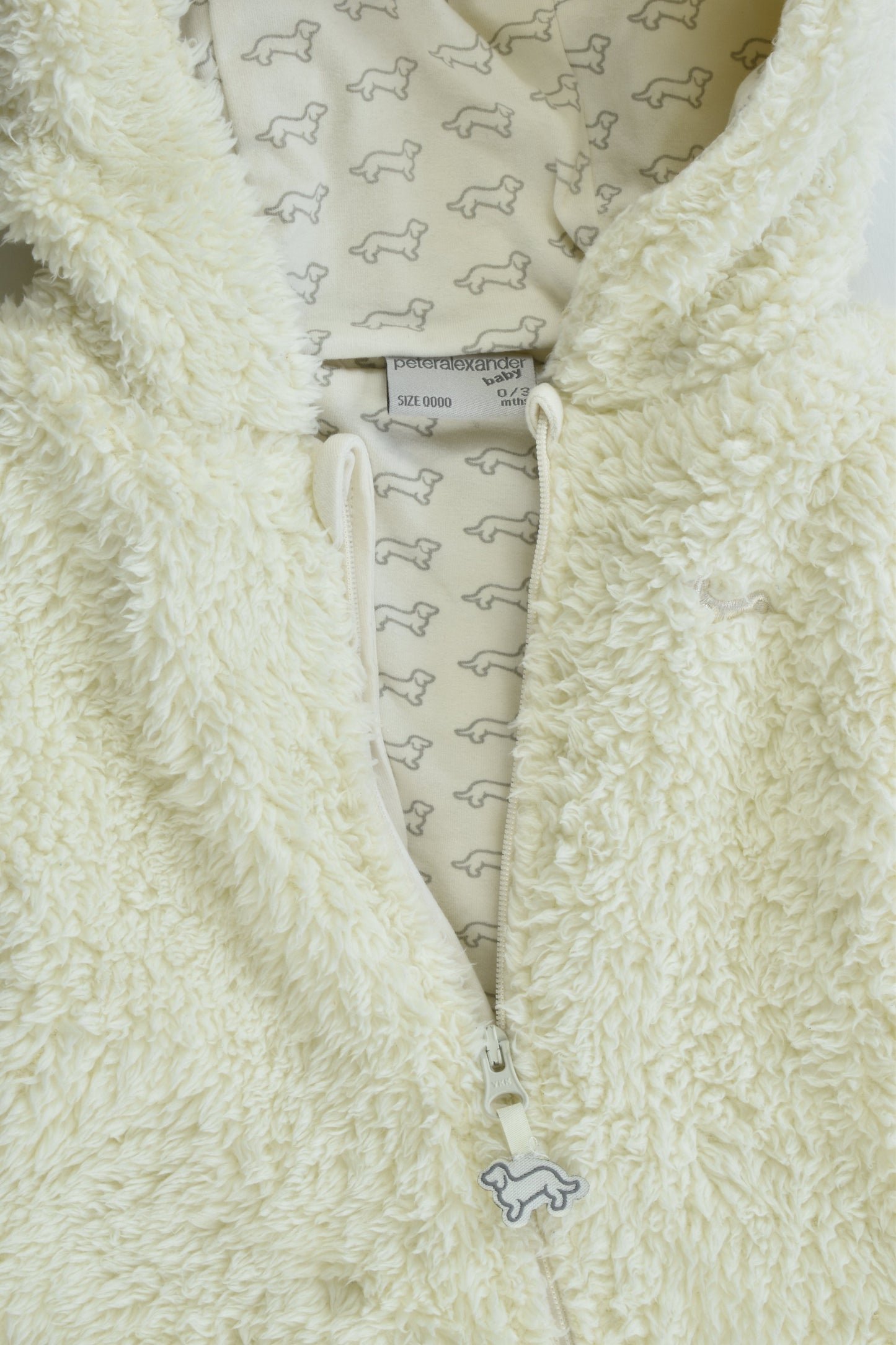 Peter Alexander Size 0/3 months (0000) Fluffy Lined Pramsuit