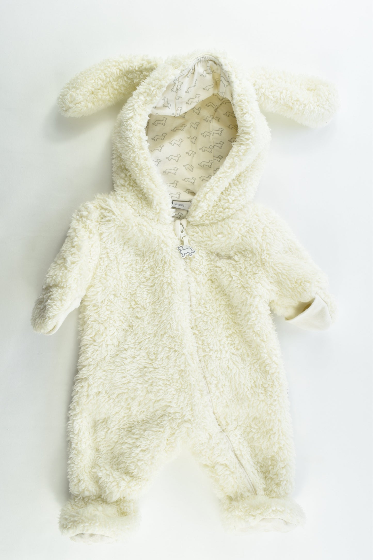Peter Alexander Size 0/3 months (0000) Fluffy Lined Pramsuit