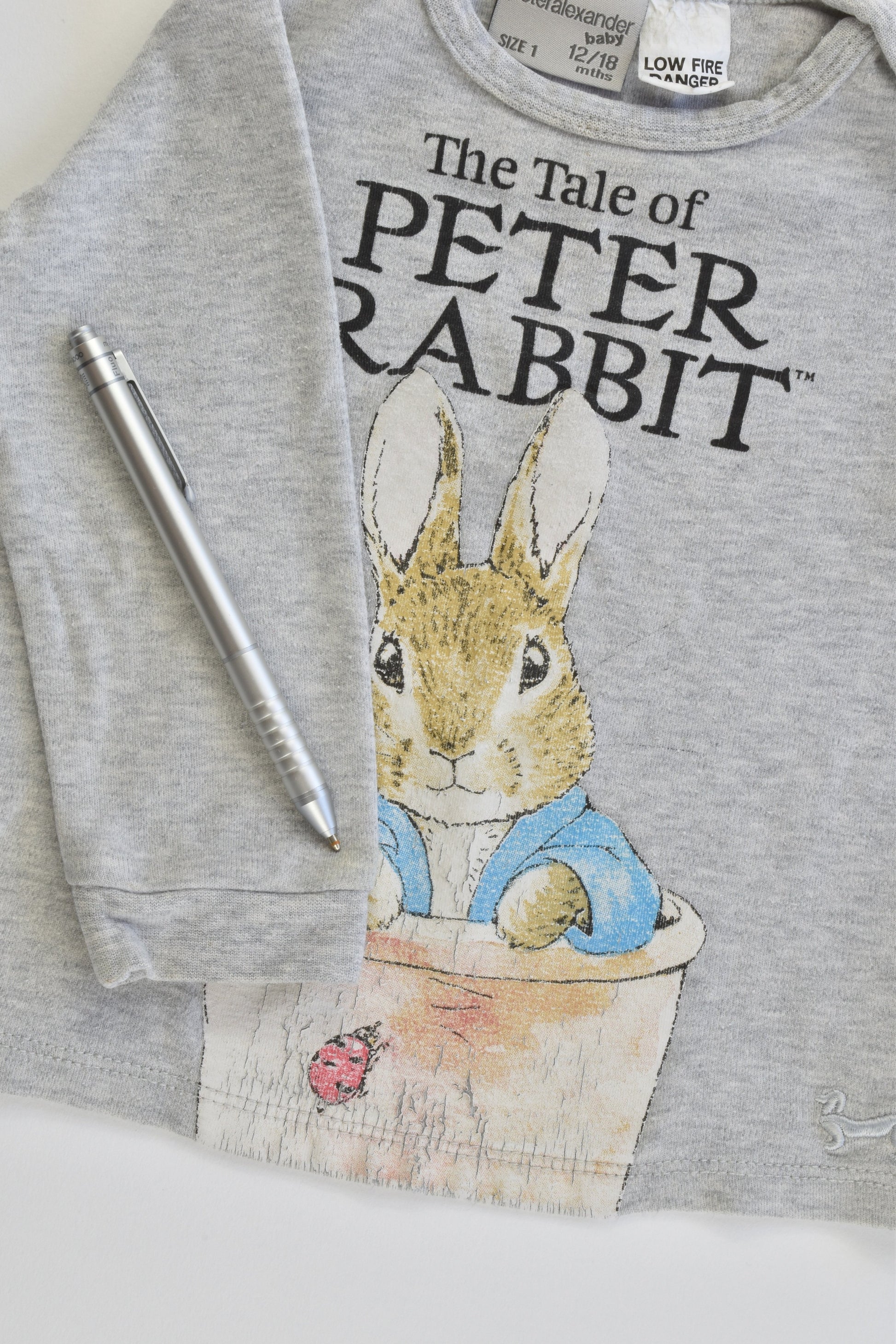 Peter Alexander Size 1 (12/18 months) Peter Rabbit Pj Set