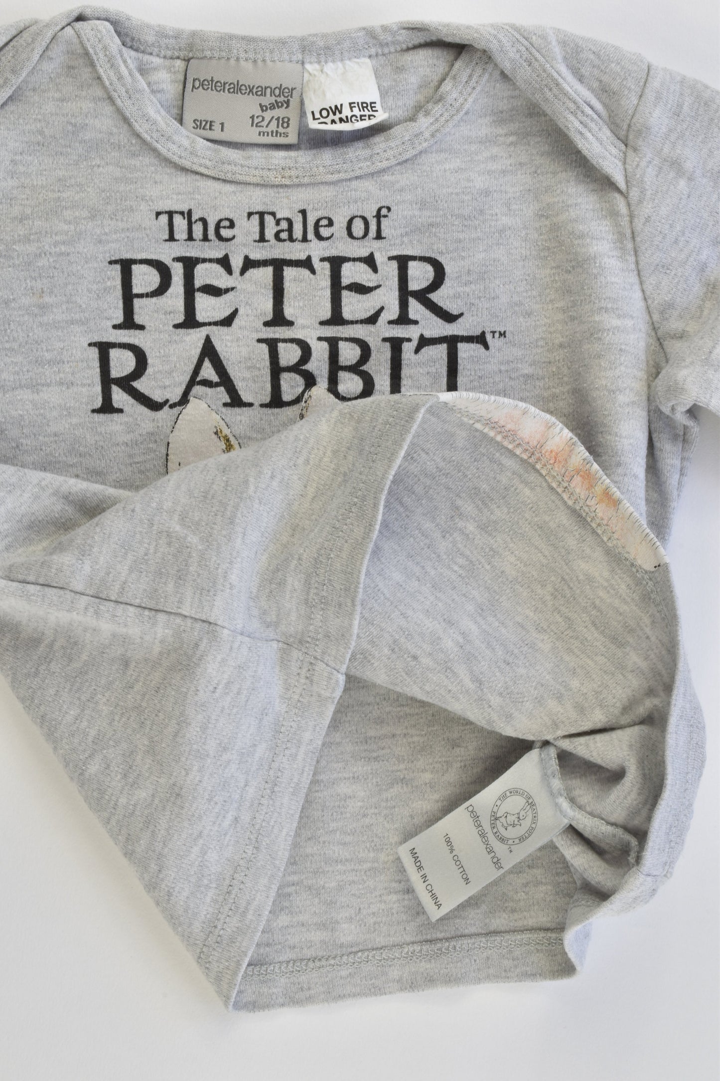Peter Alexander Size 1 (12/18 months) Peter Rabbit Pj Set