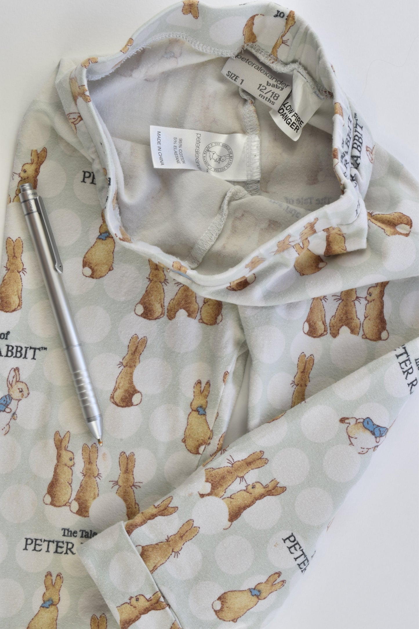 Peter Alexander Size 1 (12/18 months) Peter Rabbit Pj Set