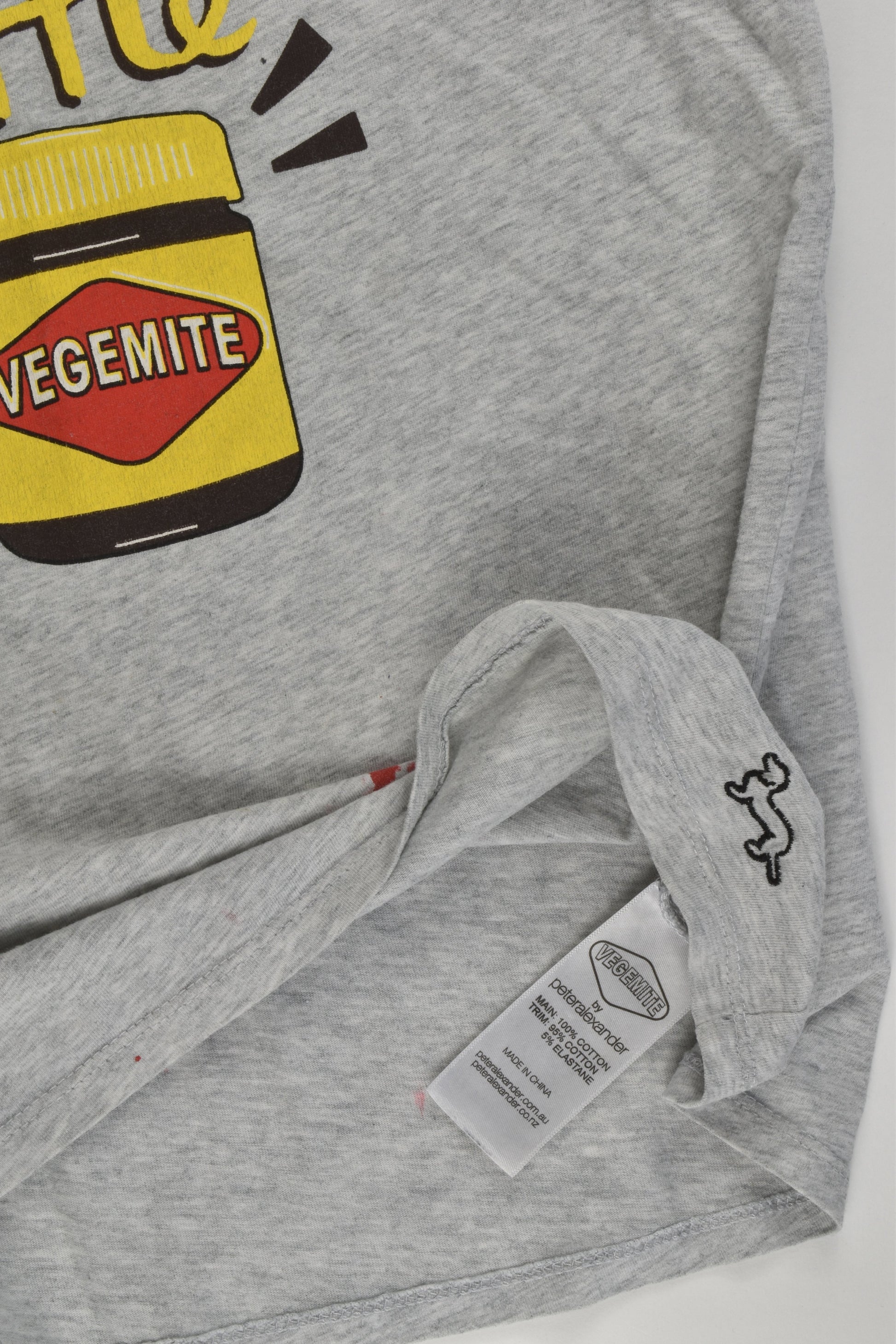 Peter Alexander Size 10-12 'Happy Little Vegemite' Pj Set