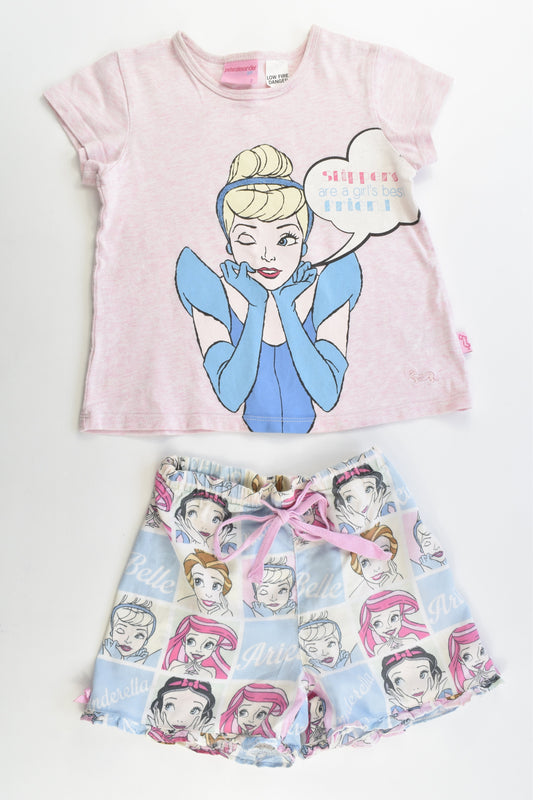 Peter Alexander Size 2 Disney Princesses Pj Set