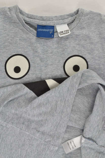 Peter Alexander Size 3 Glow in the Dark Eyes and Teeth T-shirt