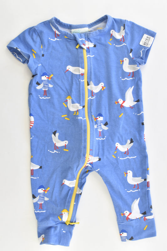 Peter Alexander Size 3/6 months Seagulls Romper