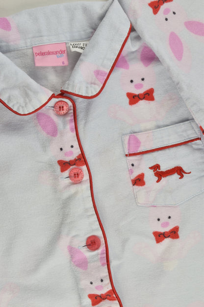 Peter Alexander Size 6 Rabbits Pj