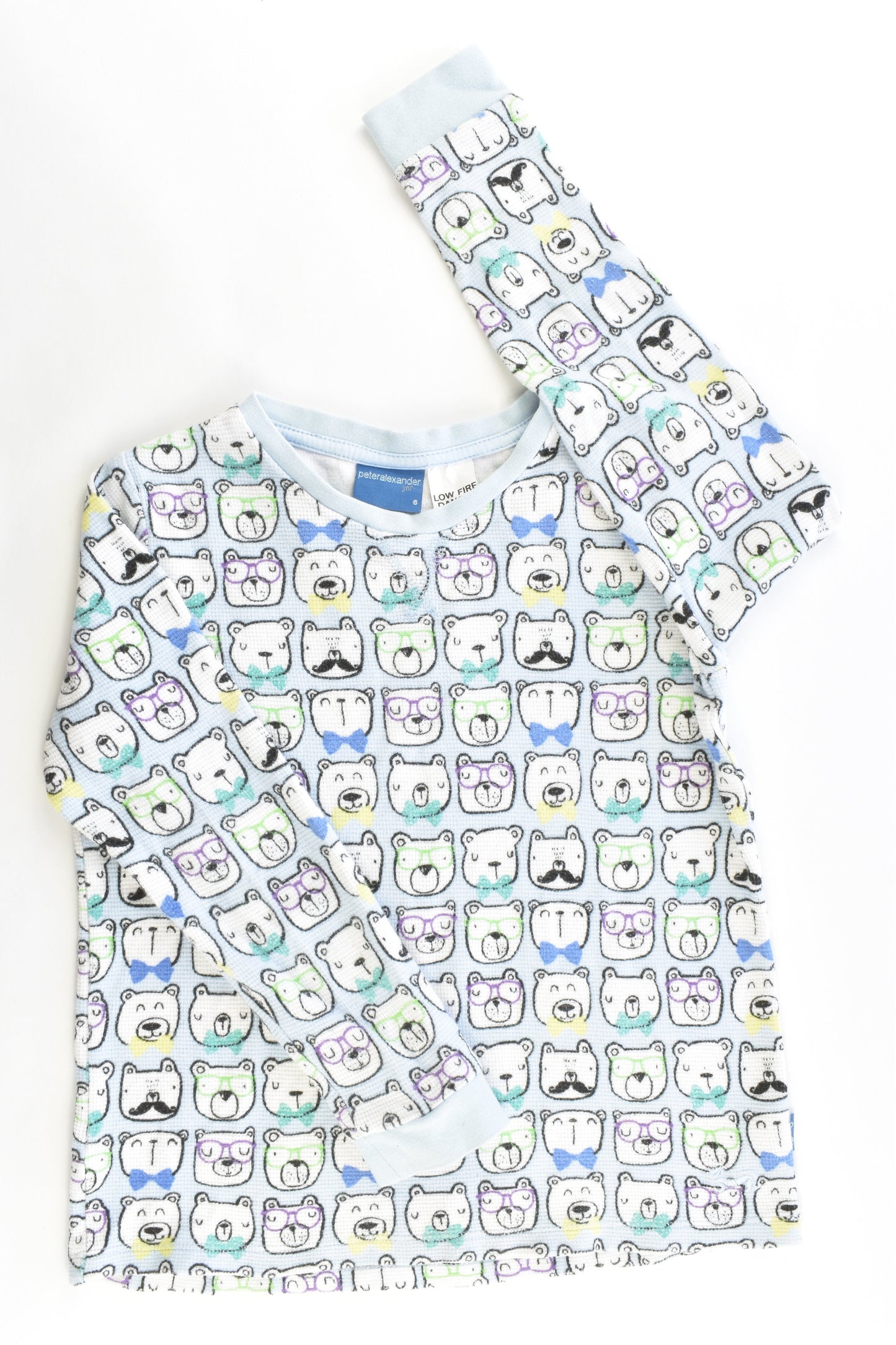 Peter Alexander Size 6 Ribbed Bear Top