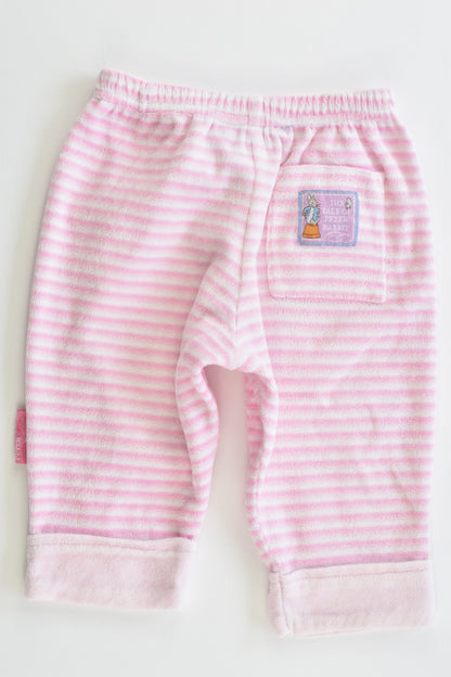 Peter Rabbit Size 00 (6 months) Striped Velour Pants