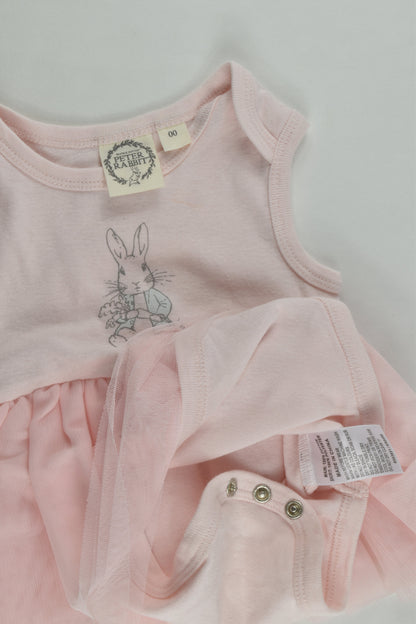 Peter Rabbit Size 00 Tulle Bodysuit