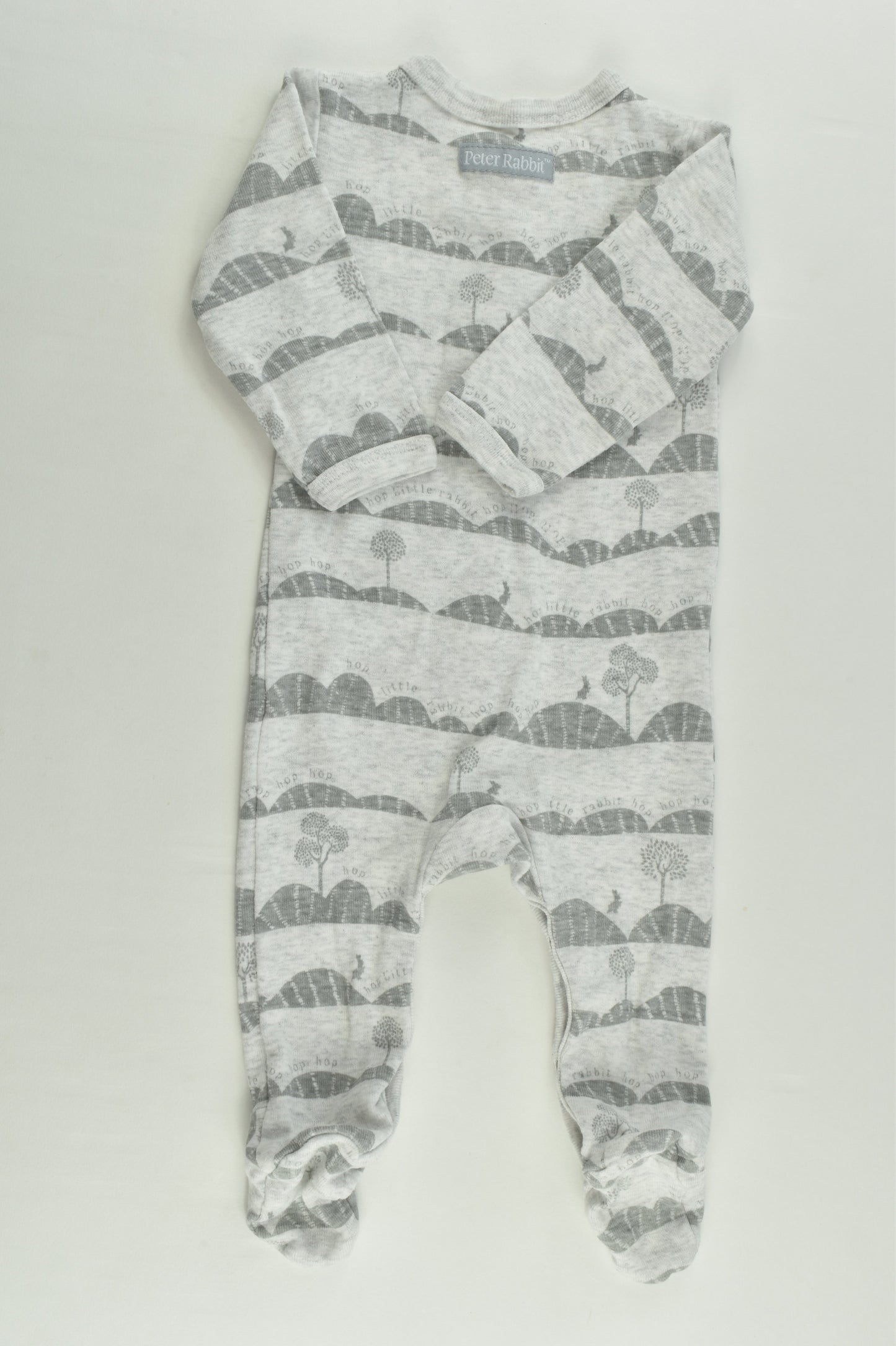 Peter Rabbit Size 000 'Hop Little Rabbit Hop' Romper