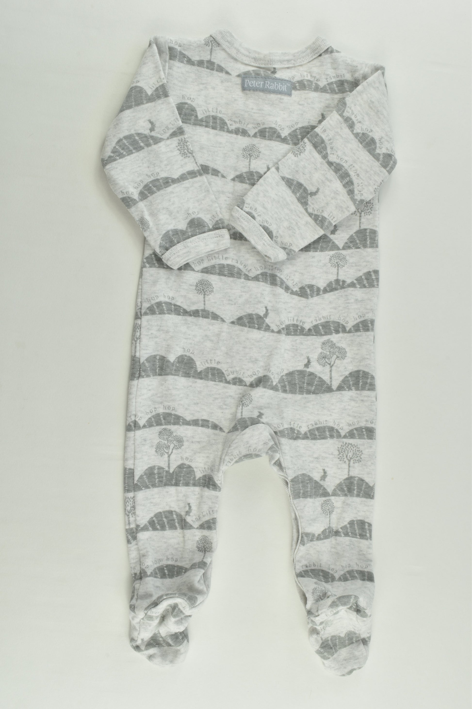 Peter Rabbit Size 000 'Hop Little Rabbit Hop' Romper