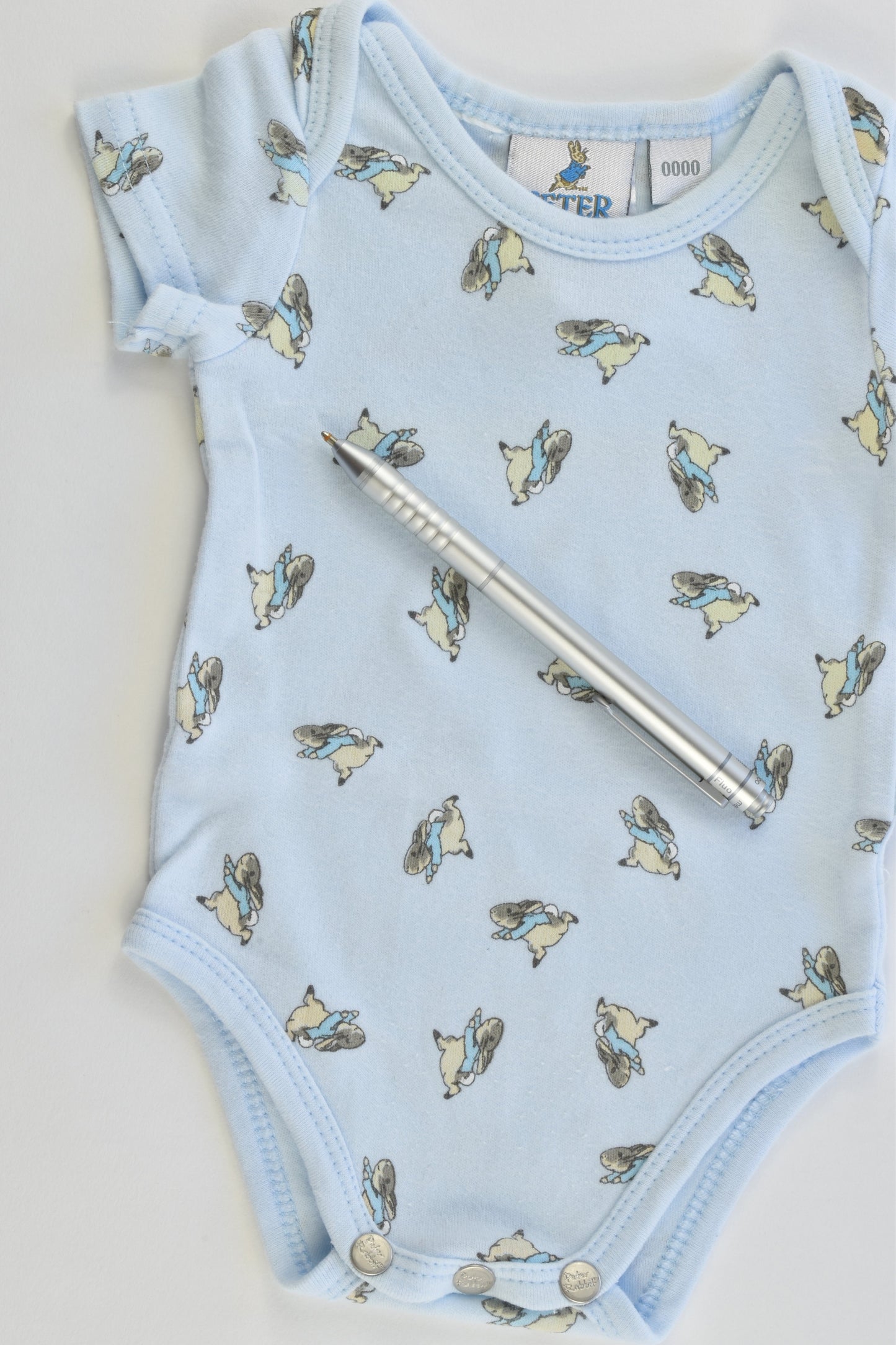Peter Rabbit Size 0000 Short Sleeve Bodysuit