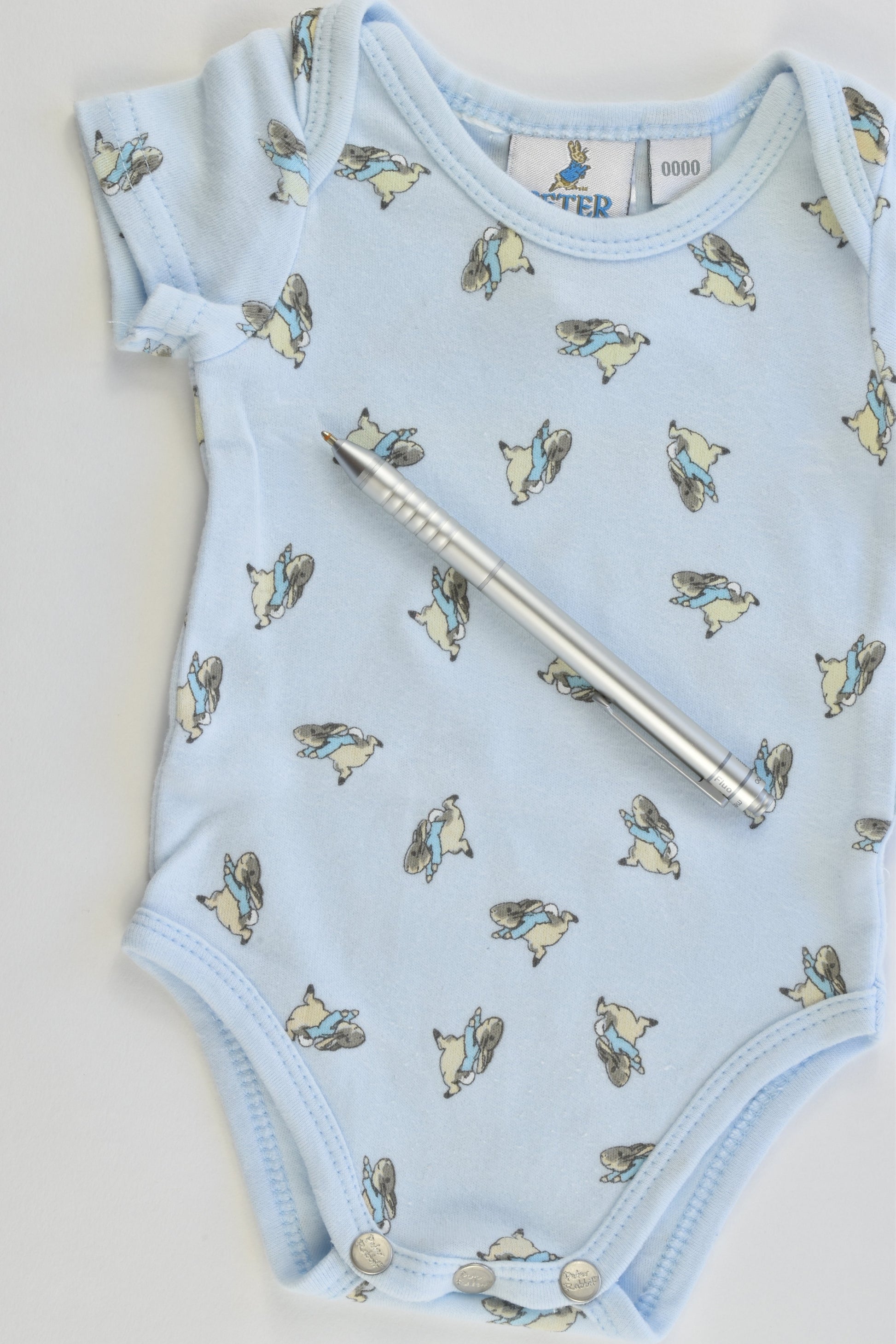 Peter Rabbit Size 0000 Short Sleeve Bodysuit