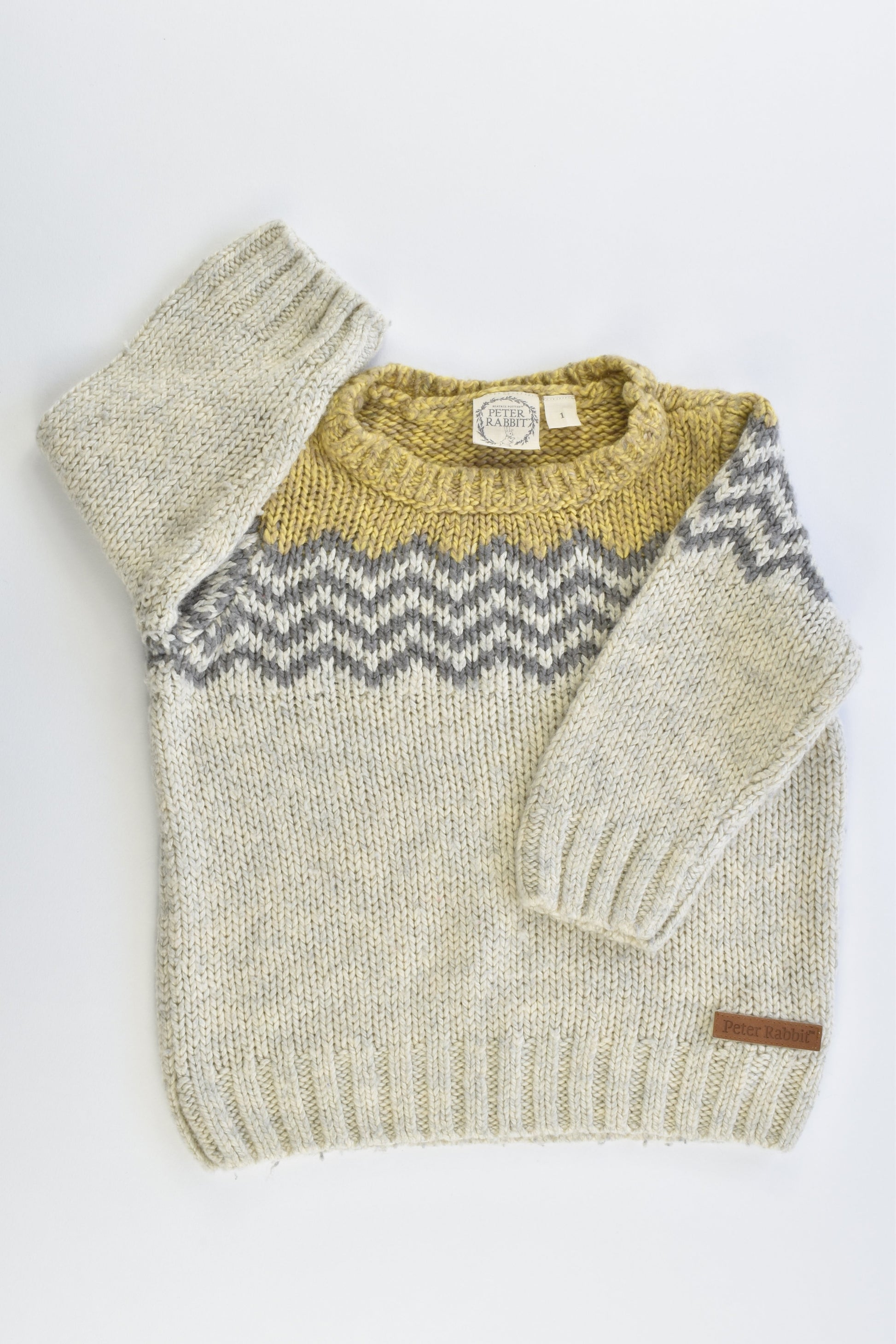 Peter Rabbit Size 1-2 Knitted Woolly Jumper