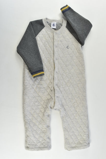 Petit Bateau (France) Size 0-1 (18 months, 81 cm) Playsuit