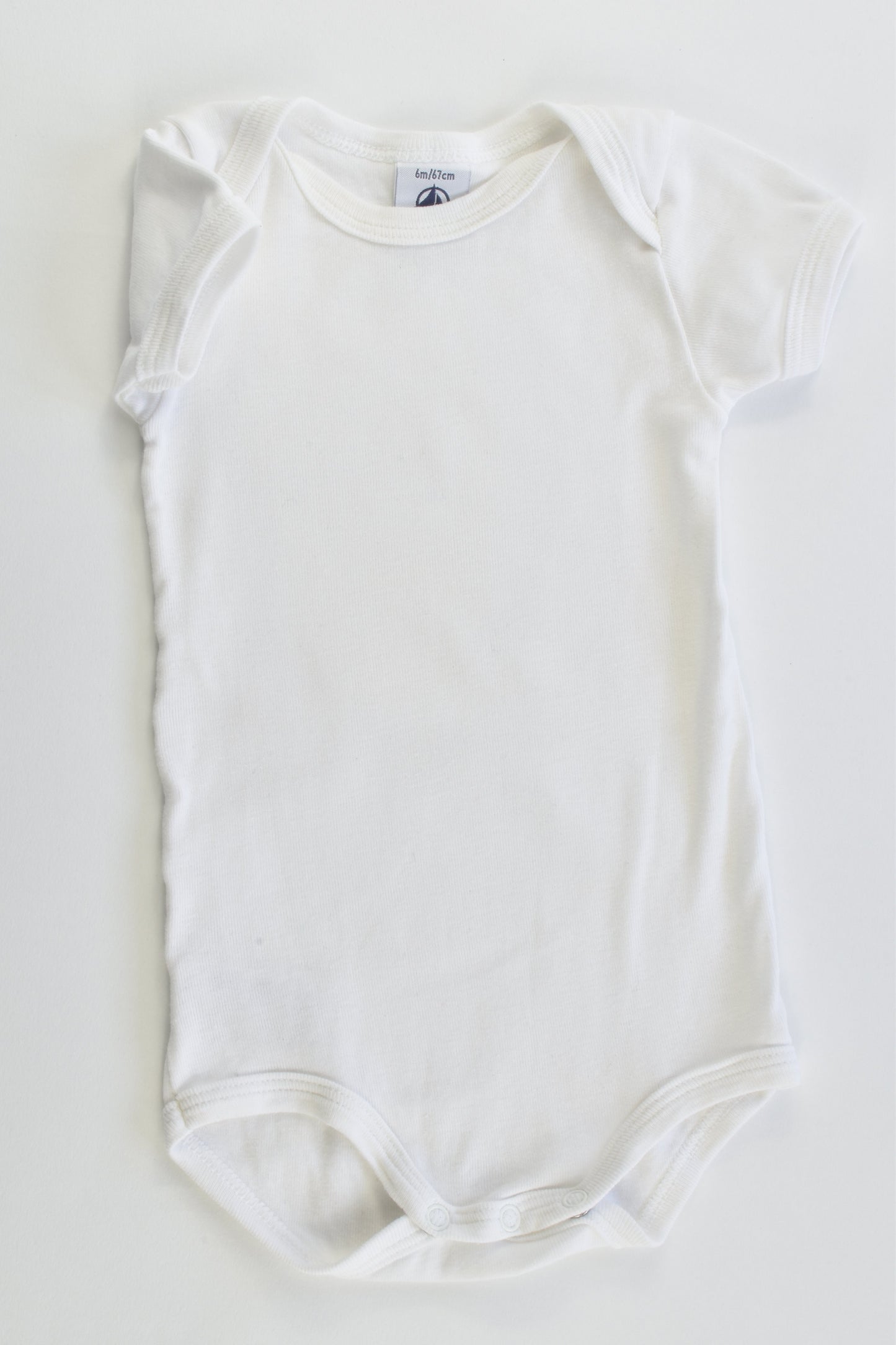 Petit Bateau (France) Size 00 (6 months, 67 cm) Bodysuit