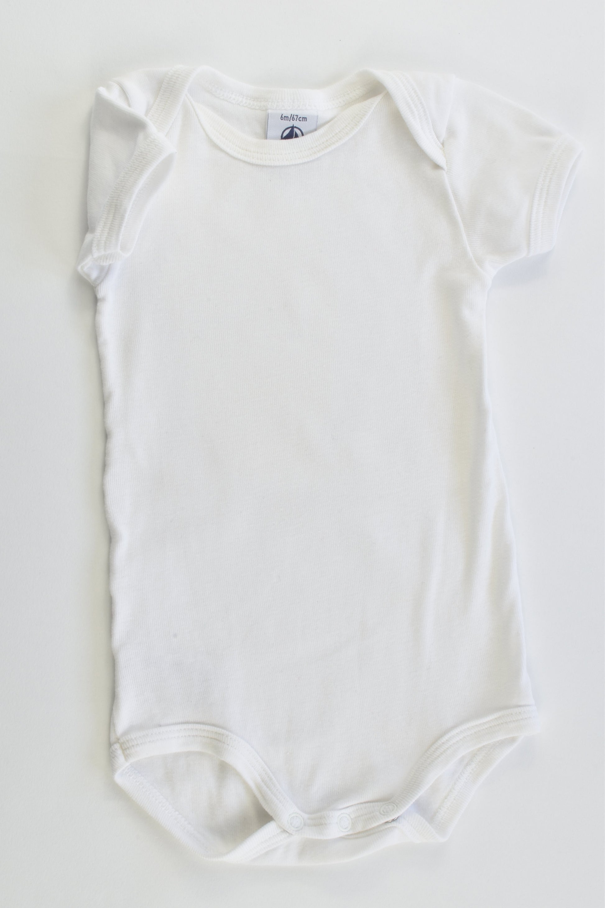 Petit Bateau (France) Size 00 (6 months, 67 cm) Bodysuit