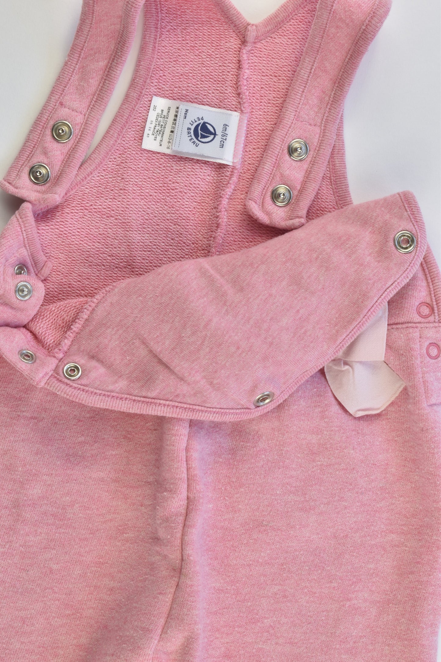 Petit Bateau (France) Size 00 (6 months, 67 cm) Overalls