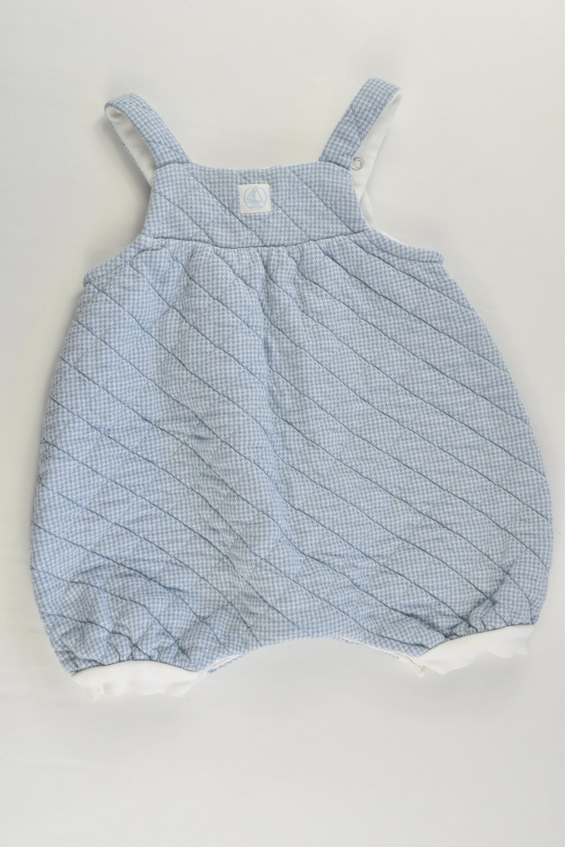 Petit Bateau (France) Size 00 (6 months, 67 cm) Short Overalls