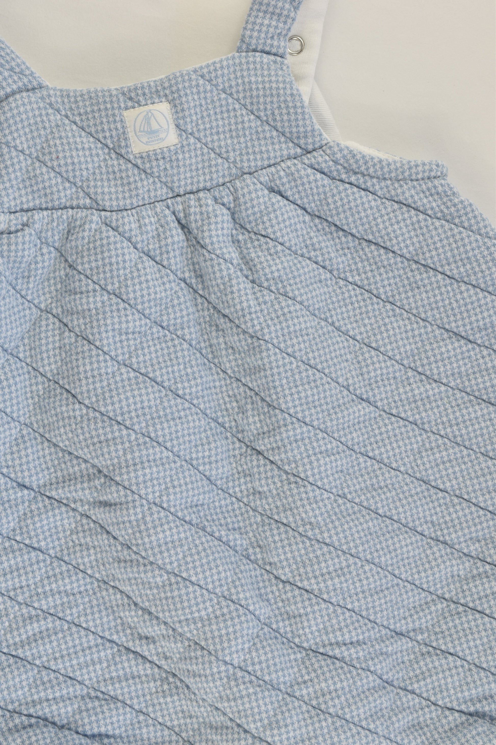 Petit Bateau (France) Size 00 (6 months, 67 cm) Short Overalls