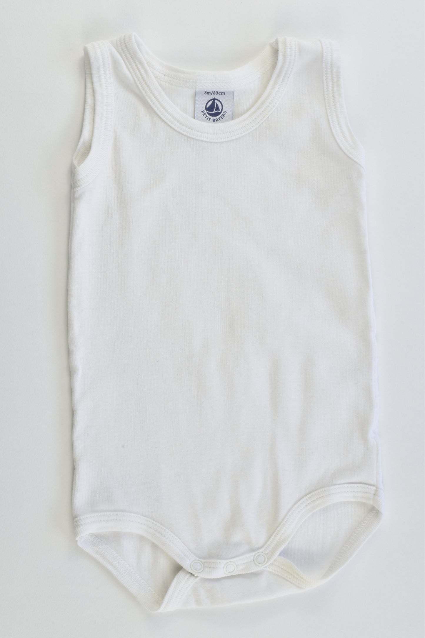 Petit Bateau (France) Size 000 (3 months, 60 cm) Bodysuit