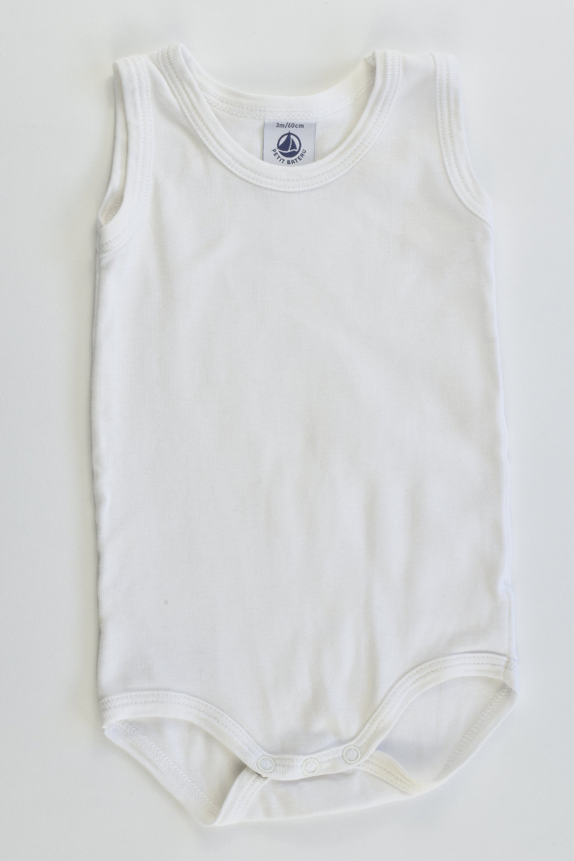 Petit Bateau (France) Size 000 (3 months, 60 cm) Bodysuit