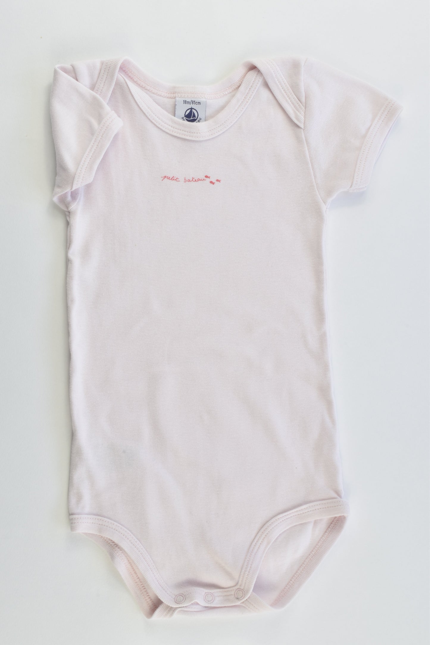 Petit Bateau (France) Size 0/1 (18 months, 81 cm) Bodysuit