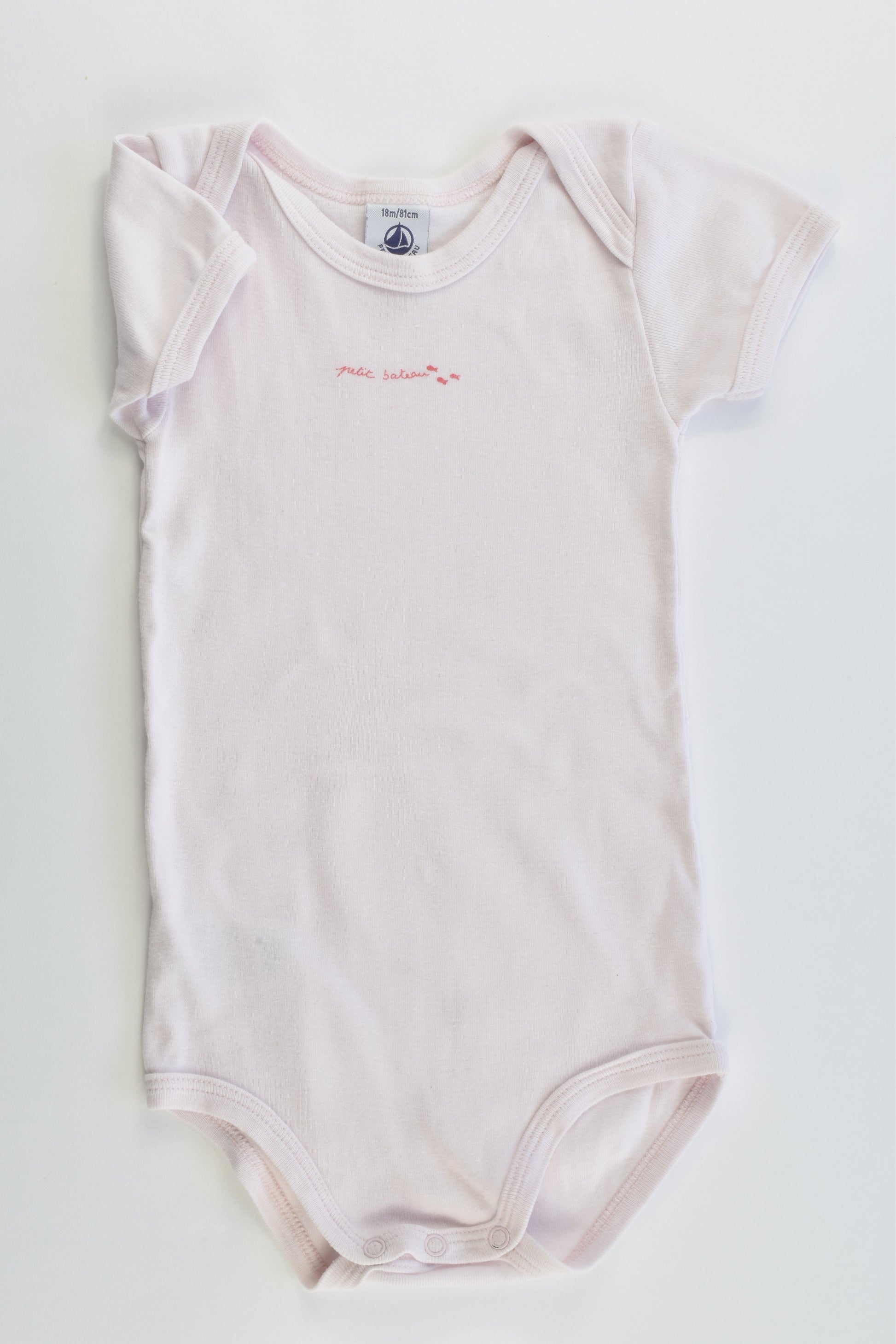 Petit Bateau (France) Size 0/1 (18 months, 81 cm) Bodysuit
